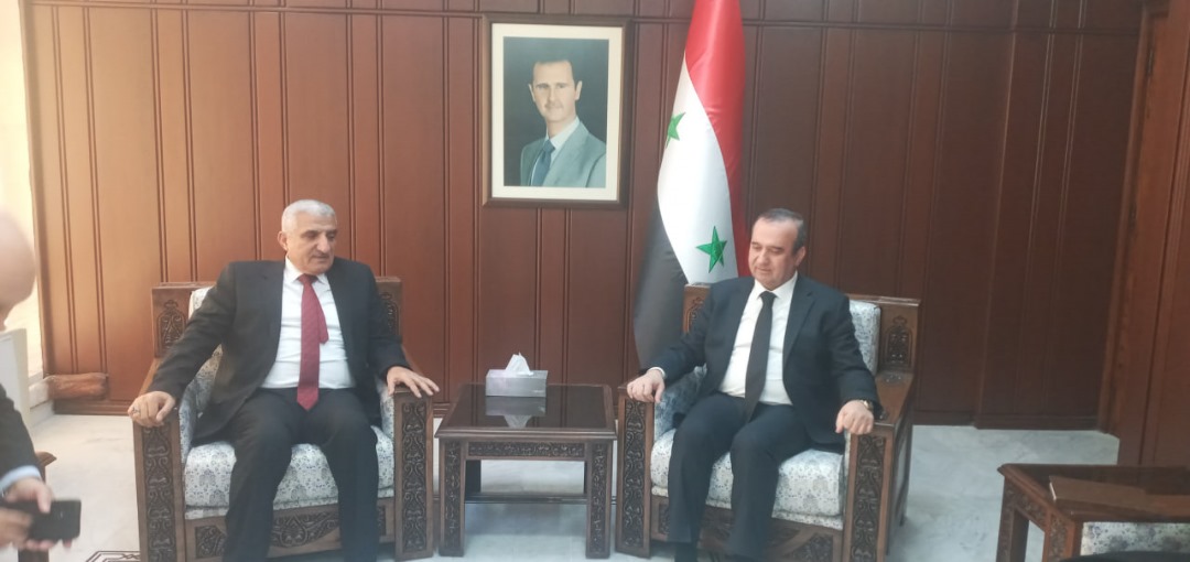 مدير عام أكساد يلتقي معالي وزير الموارد المائية في سورية